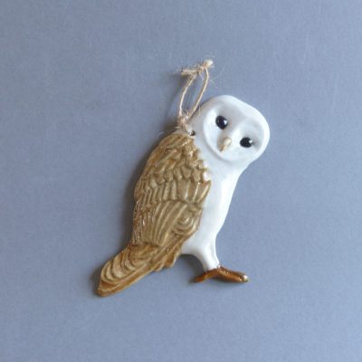 Miniature d'une chouette effraie